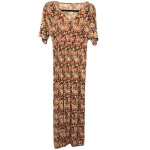 Multi‎ color Floral Dress size L